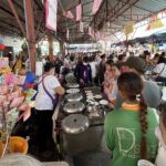 วัดแทบแตก! เปิด 150 โรงทาน มีประชาชนหลายพัน แห่ร่วมงานบุญกฐิน วัดเพลง