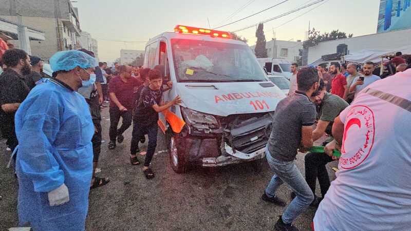 อิสราเอลแจงปมยิงถล่ม “ขบวนรถพยาบาล” ในฉนวนกาซ่า-อ้างโยงกองกำลังฮามาส
