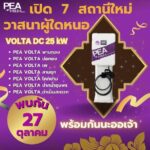 PEA ตีตลาดรถไฟฟ้าผุดสถานีชาร์จรถEV 413 แห่ง