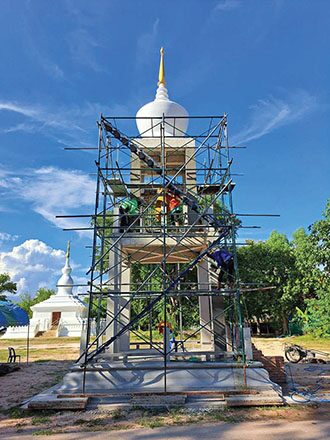 ข่าวสดพระเครื่อง - เหรียญชนะจน‘หลวงปู่ขำ’ สร้างหอระฆังวัดหนองแดง 