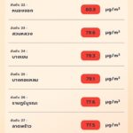 PM 2.5 วิกฤต จิสด้า แจ้ง 20 จว. เกินมาตรฐาน ระดับสีแดง ส่วน คนกรุง 28 เขต สูดดมฝุ่นพิษ