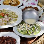 แกงกะทิหมูย่างใบมะขามอ่อน เมนูที่เลือนหาย งานเทศกาลอาหารมอญ อ.บ้านโป่ง