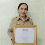 จัดหางานจังหวัดลพบุรี รับมอบเกียรติบัตร ยกย่อง“ระดับคุณธรรมต้นแบบ”  