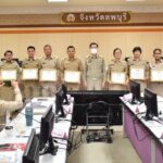 จัดหางานจังหวัดลพบุรี รับมอบเกียรติบัตร ยกย่อง“ระดับคุณธรรมต้นแบบ”  