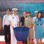 กองทัพเรือ จัดกิจกรรมซ่อมแซม จัดวางทุ่นผูกเรือ ป้องทิ้งสมอแนวปะการัง