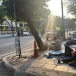 มาตามนัด 'พีมูฟ' ปักหลักหน้าทำเนียบฯ ทวง 3 ข้อ เรียกร้องจาก 'ภูมิธรรม-บิ๊กป๊อด'