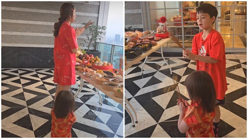 ชมพู่ อารยา เปิดบ้านไหว้ตรุษจีน แอบิเกล ผู้สร้างตำนานใหม่ 