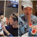 แจ็คสัน หวัง ถือเค้กเซอร์ไพร์สวันเกิดย้อนหลัง กอล์ฟ พิชญะ