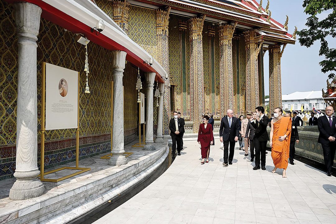 ข่าวสดพระเครื่อง - เข้าเฝ้าสมเด็จพระสังฆราช ผู้สำเร็จราชการฯออสเตรเลียปีติ
