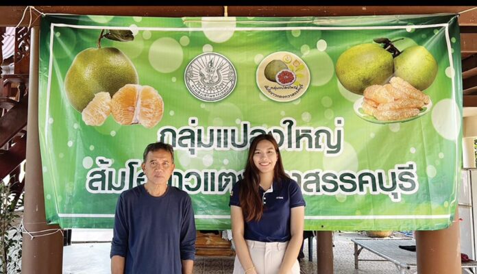 หลาก&หลาย - ส้มโอขาวแตงกวาสรรคบุรี แปลงใหญ่ต้นแบบแปรรูปสิ่งเหลือใช้