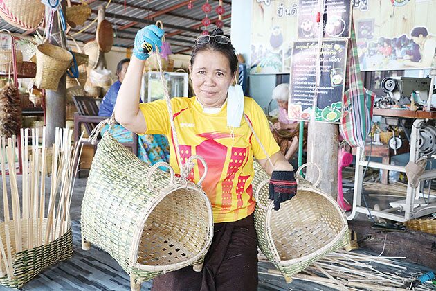เพื่อนตัวเล็ก - ตะกร้าแมวไม้ไผ่ โดนใจคนและเหมียว