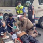 นาทีชีวิต! ตำรวจบางซื่อ ช่วยชีวิต คนขับรถตู้หมดสติ เร่งใช้เครื่อง AED ทำคู่ CPR กู้ชีพจนฟื้น