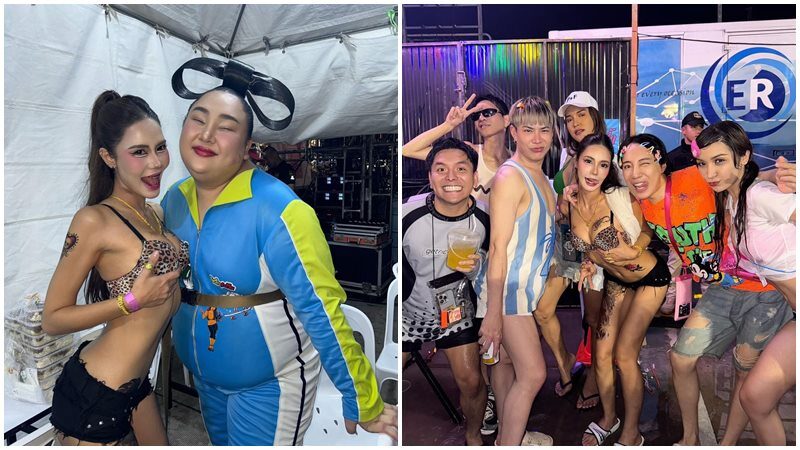 น้ำตาล ชลิตา จัดลุกส์พริตตี้กระบะซิ่ง
