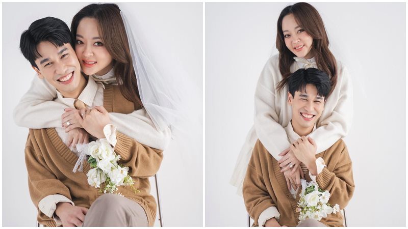 พีท-แก้มบุ๋ม เปิดภาพ พรีเวดดิ้งเซ็ตแรก