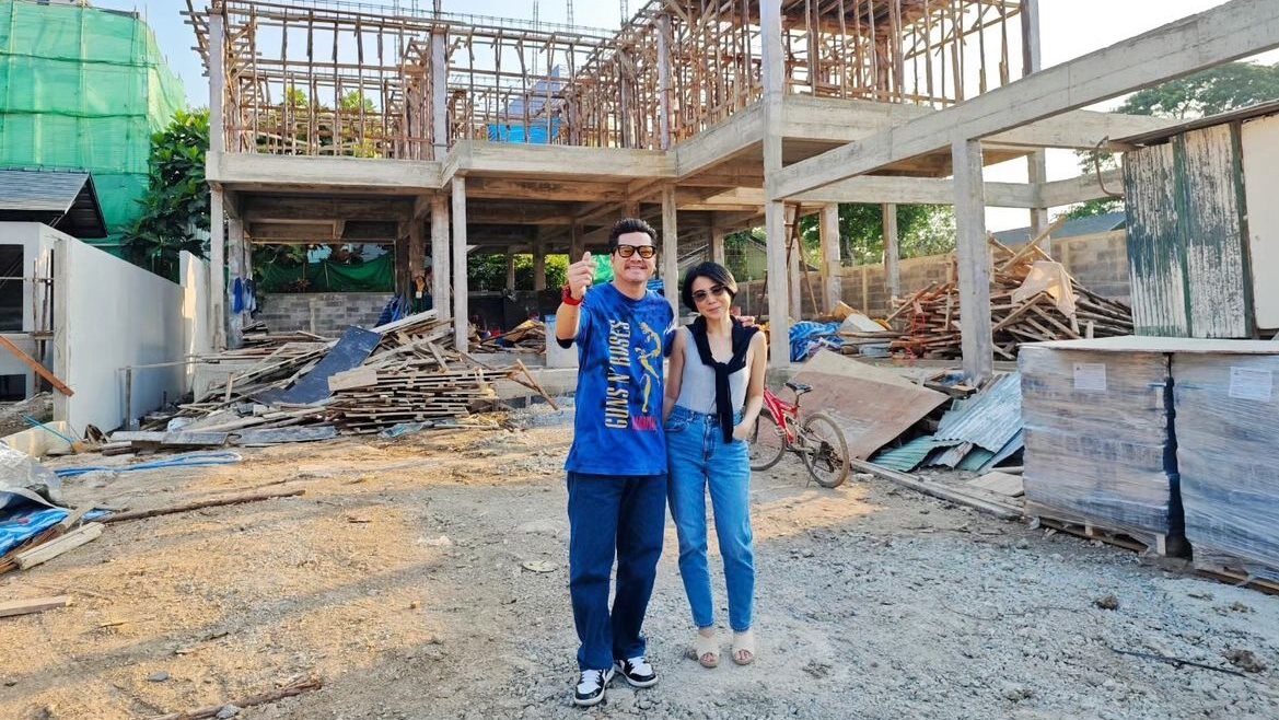 เต๋า สมชาย อัพเดตสร้างบ้านหลังใหม่