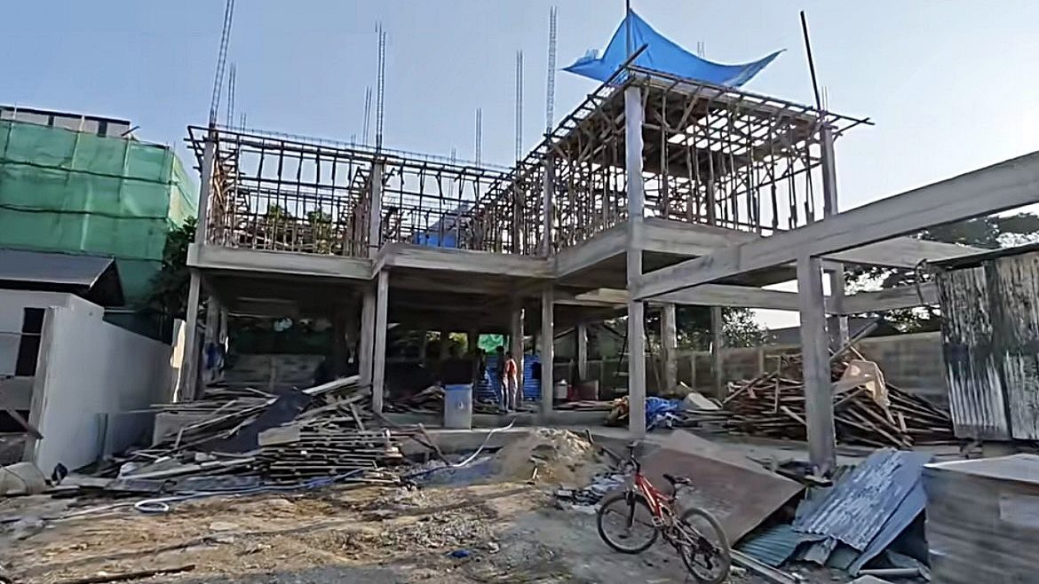 เต๋า สมชาย อัพเดตสร้างบ้านหลังใหม่