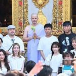 ว่าน ธนกฤต บวชเรียบง่าย ฟาง ธนันต์ธรณ์ ร่วมอนุโมทนาบุญ