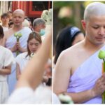 ว่าน ธนกฤต บวชเรียบง่าย ฟาง ธนันต์ธรณ์ ร่วมอนุโมทนาบุญ