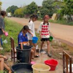สาดก่อนไม่รอแล้วนะ อุณหภูมิพุ่ง 41 องศา เด็กอำเภอเฝ้าไร่ เล่นน้ำสงกรานต์สนุกสนาน