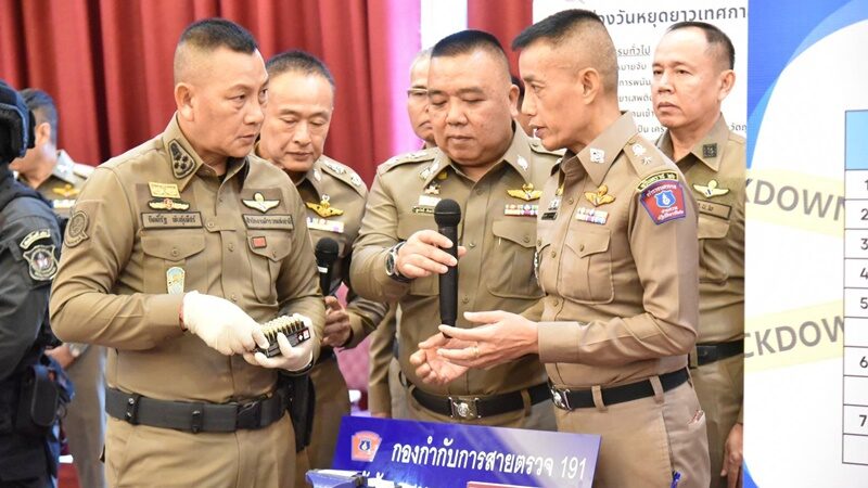 ตร.แถลงผลกวาดล้างอาชญากรรมก่อนสงกรานต์ 10 วันจับผู้ต้องหาเฉียดแสนคน ยึดปืน 4 พันกว่ากระบอก