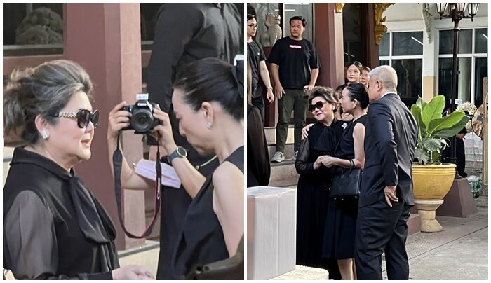 มาดามแป้ง นวลพรรณ ล่ำซำ และสามี พันตำรวจเอก ดร.ณรัชต์ เศวนนันท์