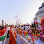 เจ้าคุณธงชัย ประธานสวดนพเคราะห์ ‘จันทรคราส’ ลานหลวงปู่ทวด