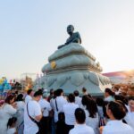 เจ้าคุณธงชัย ประธานสวดนพเคราะห์ ‘จันทรคราส’ ลานหลวงปู่ทวด