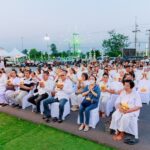 เจ้าคุณธงชัย ประธานสวดนพเคราะห์ ‘จันทรคราส’ ลานหลวงปู่ทวด