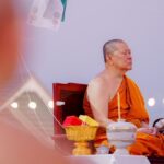 เจ้าคุณธงชัย ประธานสวดนพเคราะห์ ‘จันทรคราส’ ลานหลวงปู่ทวด
