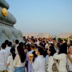 เจ้าคุณธงชัย ประธานสวดนพเคราะห์ ‘จันทรคราส’ ลานหลวงปู่ทวด