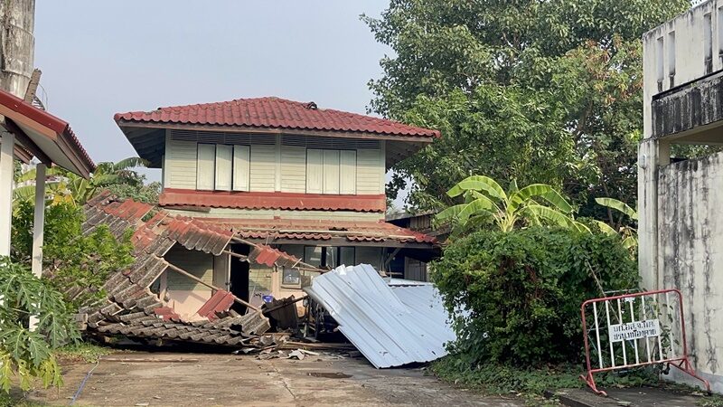 พายุฤดูร้อนถล่ม5หมู่บ้าน โพนพิสัยอ่วม เสียหายกว่า 400 หลังคาเรือน เผยนาทีช็อก