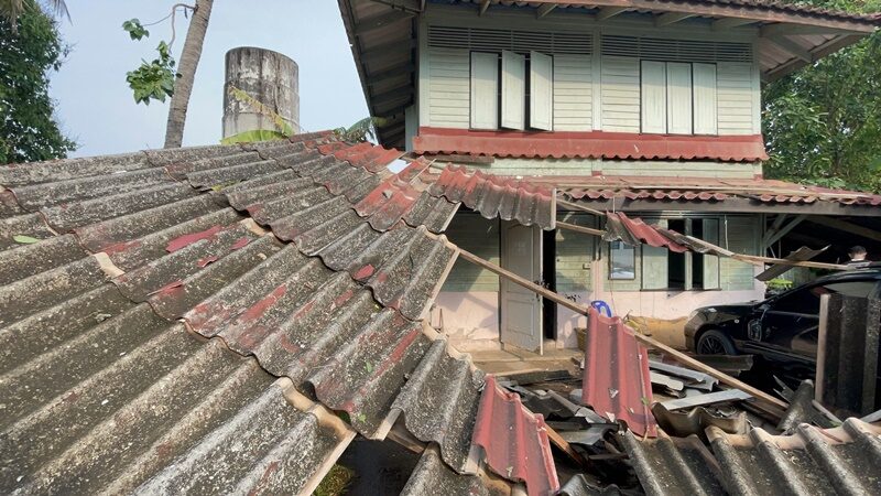 พายุฤดูร้อนถล่ม5หมู่บ้าน โพนพิสัยอ่วม เสียหายกว่า 400 หลังคาเรือน เผยนาทีช็อก