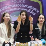วุ้นเส้น-หนิง ร่วมแถลงข่าวตำรวจไซเบอร์ พร้อม อย. บุกจับโกดังเก็บผลิตภัณฑ์เสริมความงามเถื่อน
