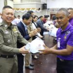 เปิดโครงการมอบหมวกนิรภัย รับสงกรานต์ "ขับขี่ปลอดภัย เล่นน้ำสดใส สุขใจชื่นบาน"