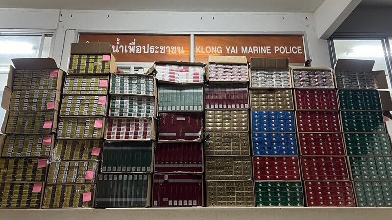 อึ้ง! บุกจับขบวนการขนบุหรี่เถื่อนข้ามแดน สารภาพนายทุนไทย-กัมพูชาจ้างขนทุกคืน