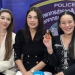 วุ้นเส้น-หนิง ร่วมแถลงข่าวตำรวจไซเบอร์ พร้อม อย. บุกจับโกดังเก็บผลิตภัณฑ์เสริมความงามเถื่อน