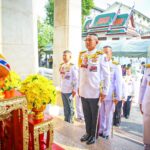 ผบ.ทบ. ร่วมพิธีบรรพชาอุปสมบท นักเรียนนายร้อย ถวายเป็นพระราชกุศล ในหลวงร.10