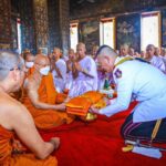 ผบ.ทบ. ร่วมพิธีบรรพชาอุปสมบท นักเรียนนายร้อย ถวายเป็นพระราชกุศล ในหลวงร.10