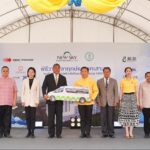 วางศิลาฤกษ์และยกเสาเอกโครงการกําจัดมูลฝอยผลิตพลังงานไฟฟ้าอ่อนนุช 
