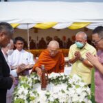 วางศิลาฤกษ์และยกเสาเอกโครงการกําจัดมูลฝอยผลิตพลังงานไฟฟ้าอ่อนนุช 
