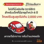 รู้ไว้ใช่ว่า ค่าปรับใช่เล่น ถ้าไม่เน้นเคารพกฎจราจร