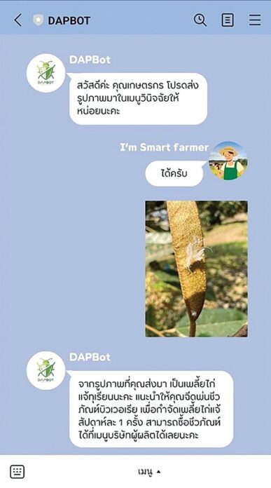 หลาก&หลาย - ‘แดปบอท’คู่คิดติดปลายนิ้ว แพลตฟอร์มช่วยเกษตรกรจำแนกศัตรูพืช