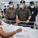 รรท ผบ.ตร. เยี่ยมให้กำลังใจตำรวจ EOD รับบาดเจ็บ เหตุคนร้ายลอบวางระเบิด นราฯ