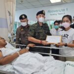 รรท ผบ.ตร. เยี่ยมให้กำลังใจตำรวจ EOD รับบาดเจ็บ เหตุคนร้ายลอบวางระเบิด นราฯ