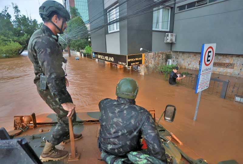 บราซิลยังวิกฤต “ฝนถล่ม-น้ำท่วมหนัก” สังเวยทะลุ 105 ราย ยังสูญหายอีก 130 คน