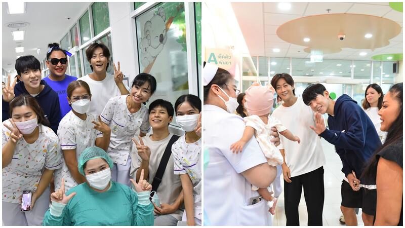 คัลแลน-พี่จอง นำทีมมอบเงิน 3 ล้าน