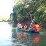 ชาวนราฯ คลายร้อน ล่องเรือเที่ยว ชมความอุดมสมบูรณ์ สายน้ำอารยธรรม คลองปูลาไซร์