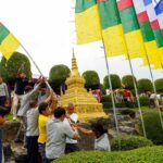 สวนนงนุชพัทยา ประกอบพิธีเปลี่ยนธงมนตรา 9 ผืน จากประเทศภูฏาน