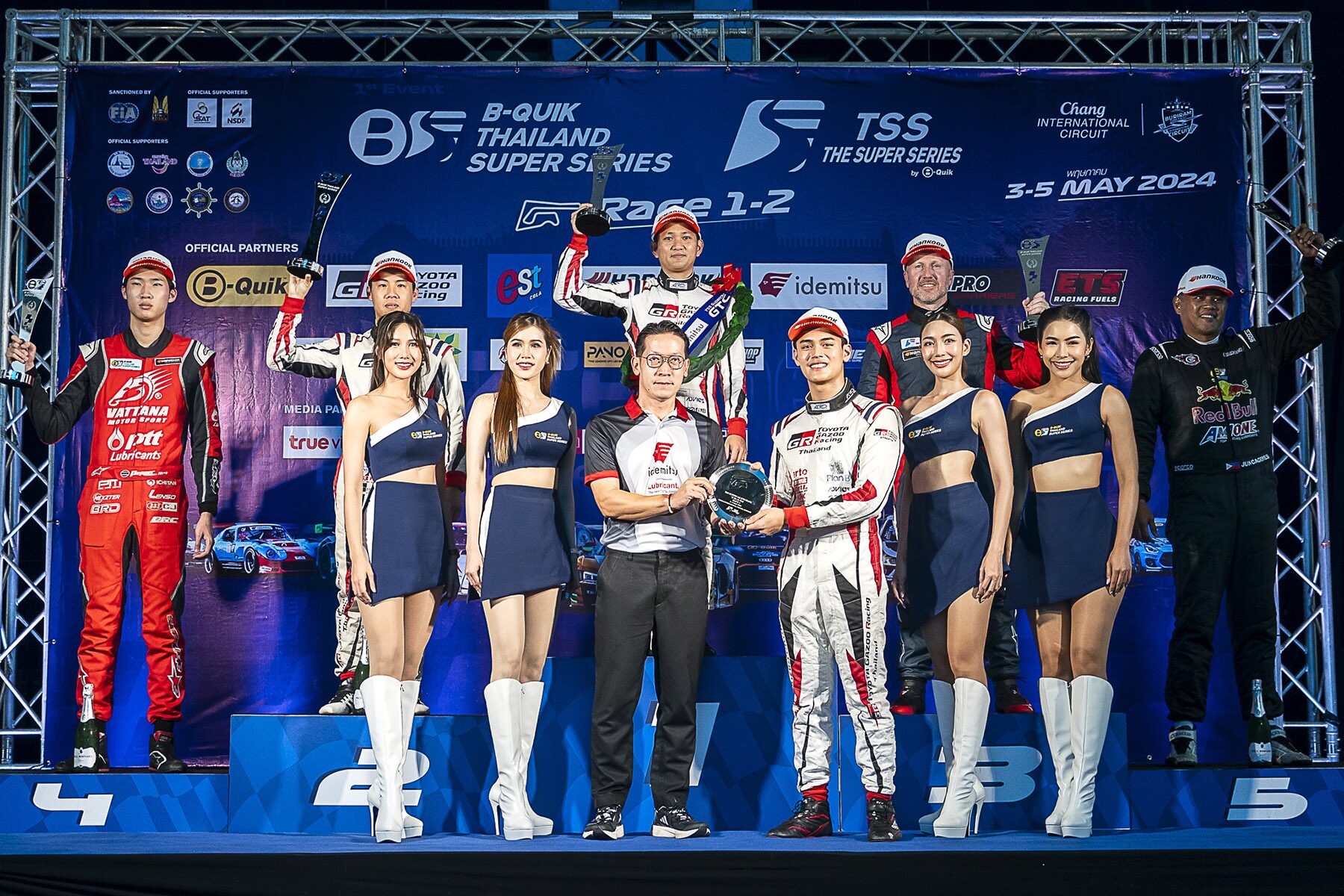toyota gazoo racing thailand แชมป์ประเดิม super series 2024