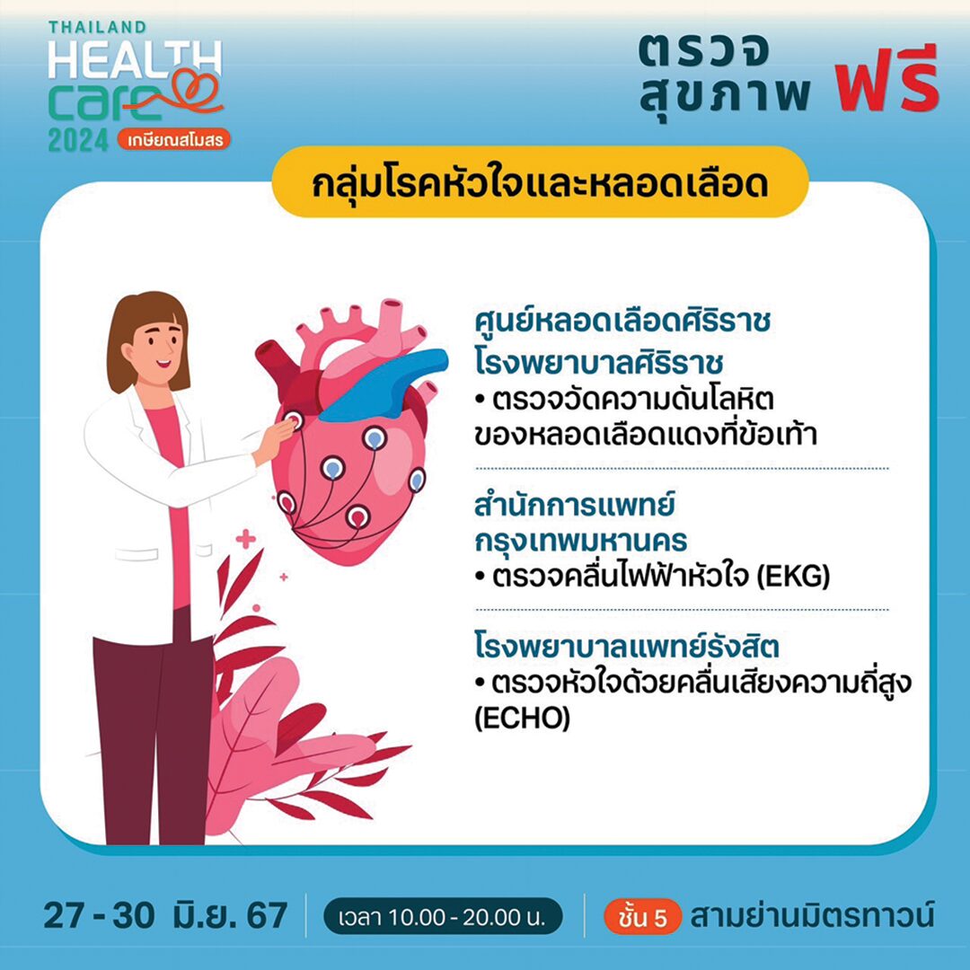 หลาก&หลาย - ‘เกษียณสโมสร’งานแฟร์สุขภาพ Thailand Healthcare 2024
